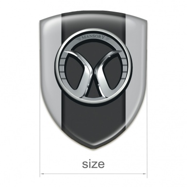 Mansory Car Accessories Badge Grey Model 