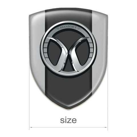 Mansory Car Accessories Badge Grey Model 