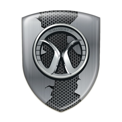 Mansory Domed Emblem Torn Metal Model 