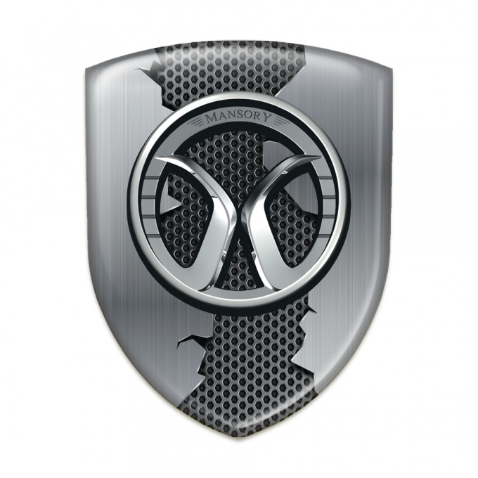 Mansory Domed Emblem Torn Metal Model 