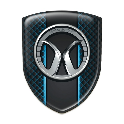 Mansory Self Adhesive Car logo Emblem Neon Mesh model 