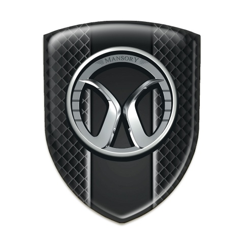 Mansory Car Interior Badge dark Mesh Model 