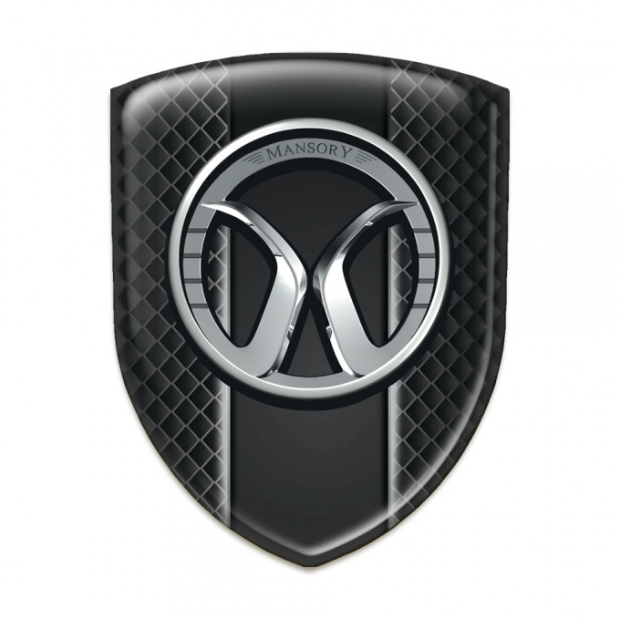 Mansory Car Interior Badge dark Mesh Model 