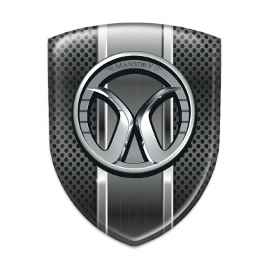 Mansory Silicone Shield dark Mesh with Central Panel Model 