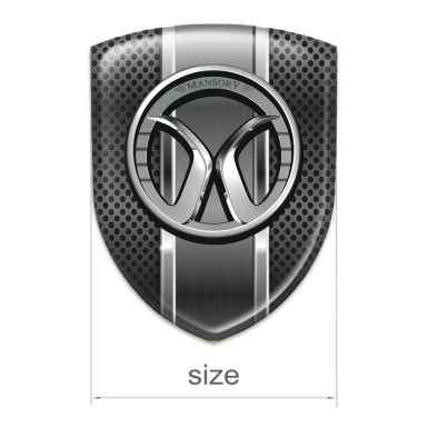Mansory Silicone Shield dark Mesh with Central Panel Model 