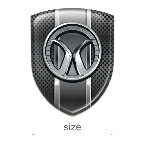 Mansory Silicone Shield dark Mesh with Central Panel Model 