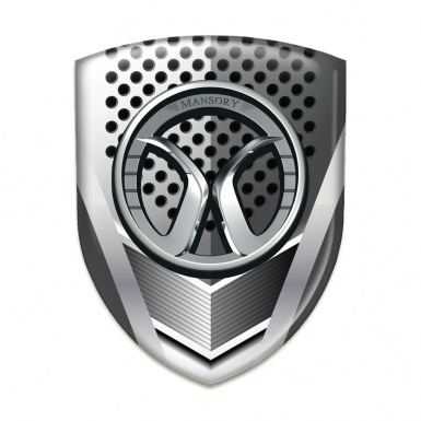Mansory Logo Emblem Metal Shield Effect Model 