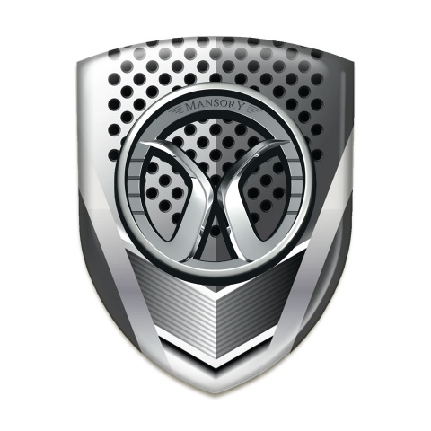 Mansory Logo Emblem Metal Shield Effect Model 