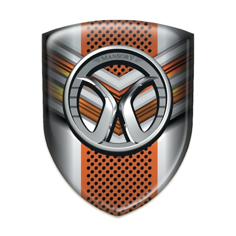 Mansory Domed Emblem Grey Copper Fragments Model 