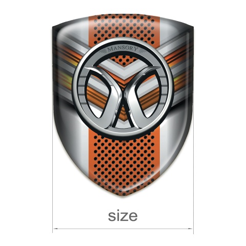 Mansory Domed Emblem Grey Copper Fragments Model 