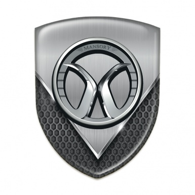 Mansory Car Accessories Badge Aluminium Sheet with Dark Mesh Model 