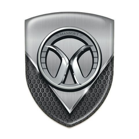 Mansory Car Accessories Badge Aluminium Sheet with Dark Mesh Model 