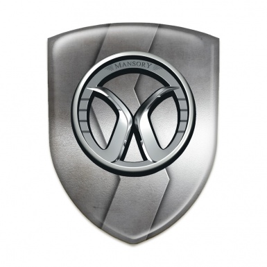 Mansory Self Adhesive Car logo Emblem S Shape Metal Model 
