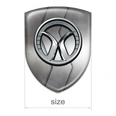 Mansory Self Adhesive Car logo Emblem S Shape Metal Model 