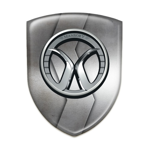 Mansory Self Adhesive Car logo Emblem S Shape Metal Model 