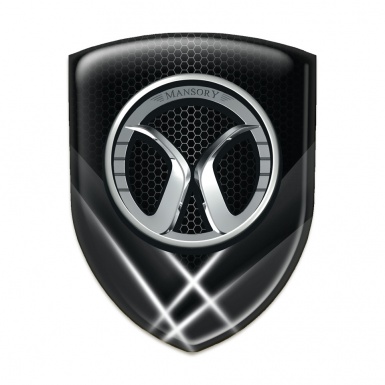 Mansory Silicone Badge Crossed Lights Model 