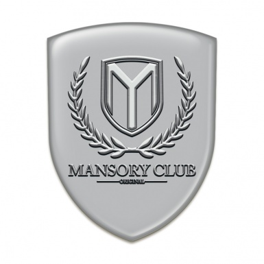 Mansory Silicone Shield Grey Base Classic Logo 