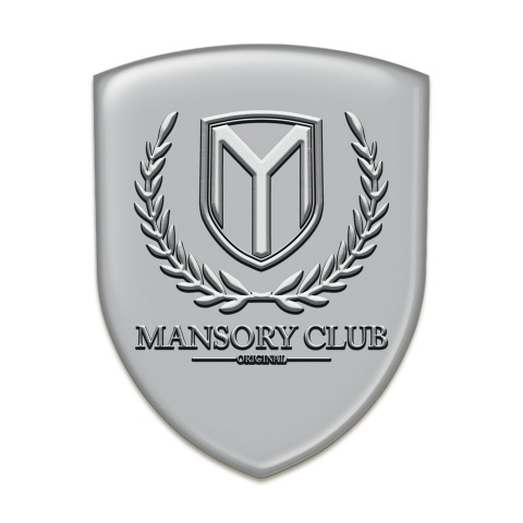 Mansory Silicone Shield Grey Base Classic Logo 