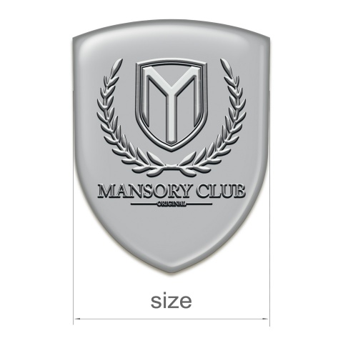 Mansory Silicone Shield Grey Base Classic Logo 