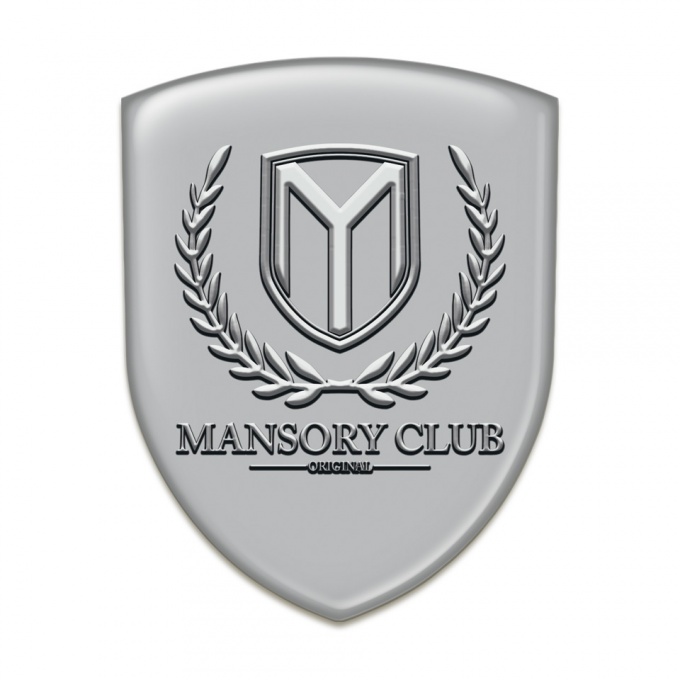 Mansory Silicone Shield Grey Base Classic Logo 
