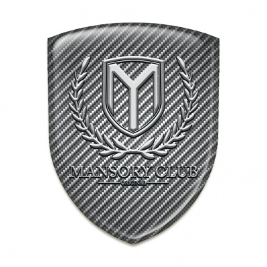 Mansory Car Interior Badge Carbon with Classic Logo 
