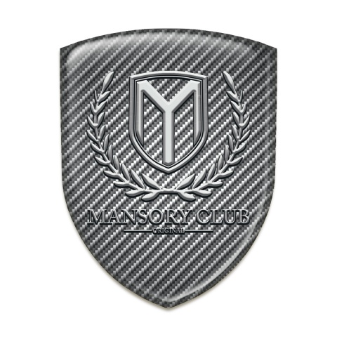 Mansory Car Interior Badge Carbon with Classic Logo 