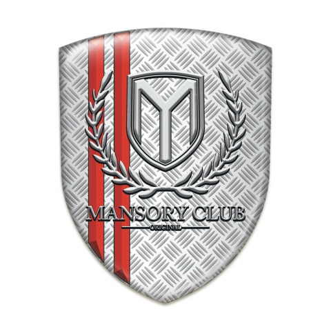 Mansory Emblem Interior Mesh Effect with red Lines 