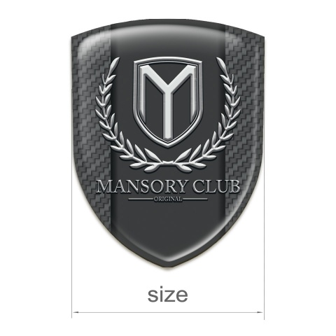 Mansory Resin Sticker Dark Grey Carbon Variant 