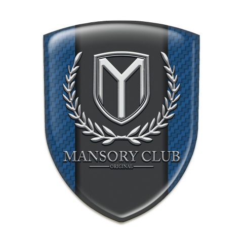 Mansory Resin Sticker Nay Blue Carbon Variant 