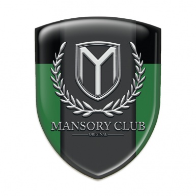 Mansory Emblem Exterior Green Black Pattern 