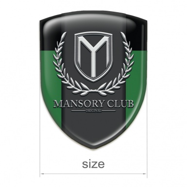 Mansory Emblem Exterior Green Black Pattern 