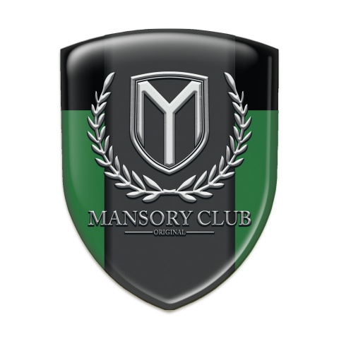 Mansory Emblem Exterior Green Black Pattern 