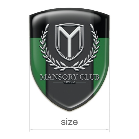 Mansory Emblem Exterior Green Black Pattern 