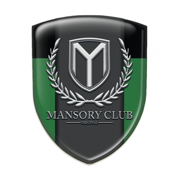 Mansory Emblem Exterior Green Black Pattern 