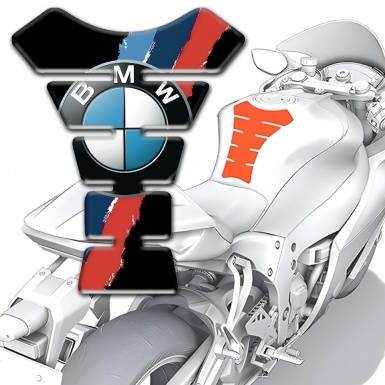 BMW Tank Protector Silicone Sticker Black Edition