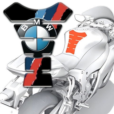 BMW Tank Protector Silicone Sticker Black Edition