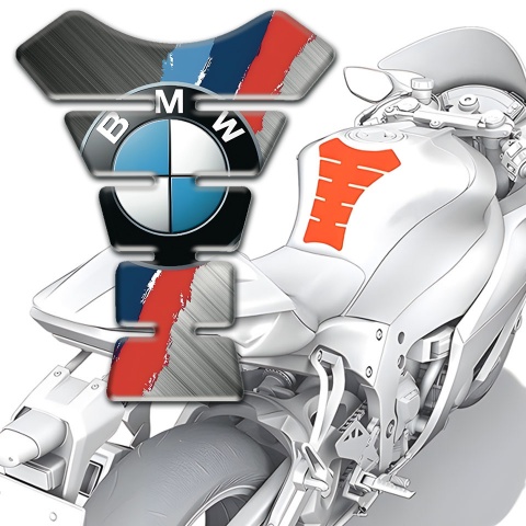 BMW Tank Guard Pads Anti Slip Sticker Steel Edition