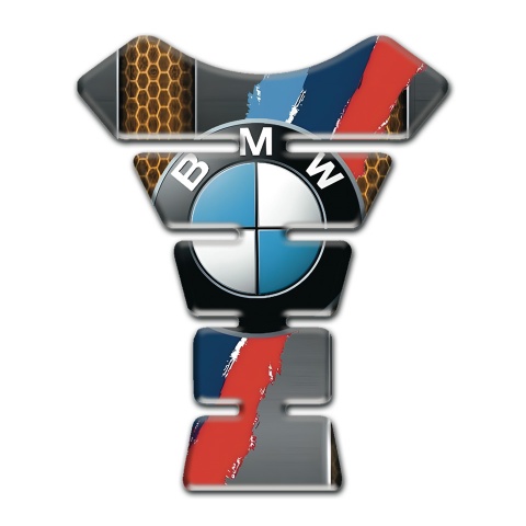 BMW Tank Guard Silicone Pads Logo Grey Edition
