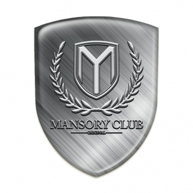 Mansory Resin Sticker Polished Metal Pattern 