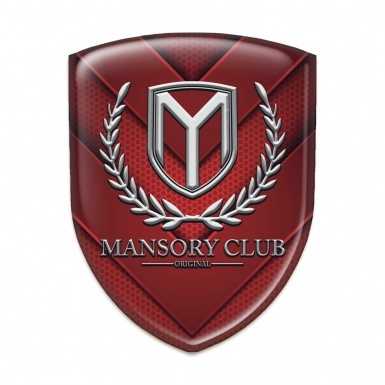 Mansory Emblem Interior Red V Shape elements Pattern 