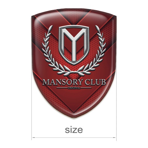 Mansory Emblem Interior Red V Shape elements Pattern 