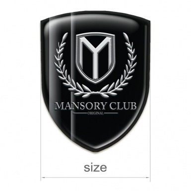 Mansory Silicone Shield Black with Grey Lines Decoration 
