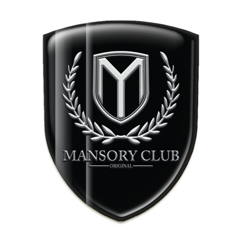 Mansory Silicone Shield Black with Grey Lines Decoration 