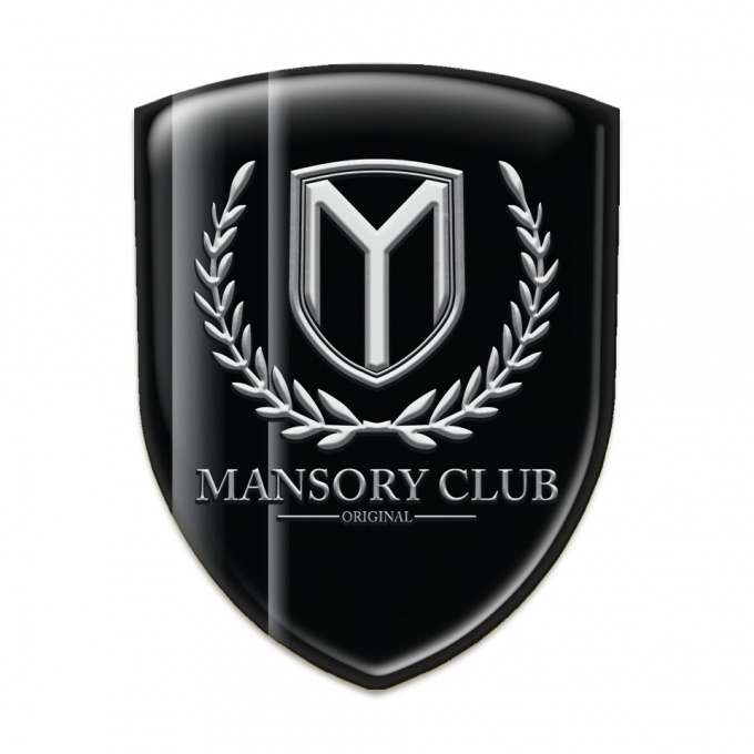 Mansory Silicone Shield Black with Grey Lines Decoration 