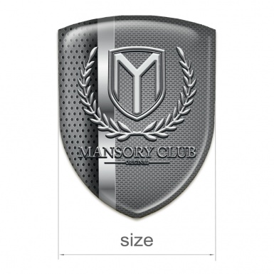 Mansory Self Adhesive Emblem Logo Premium Quality Pattern