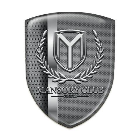 Mansory Self Adhesive Emblem Logo Premium Quality Pattern