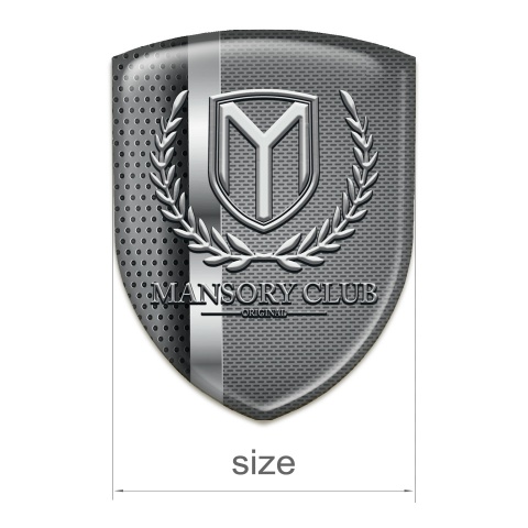 Mansory Self Adhesive Emblem Logo Premium Quality Pattern