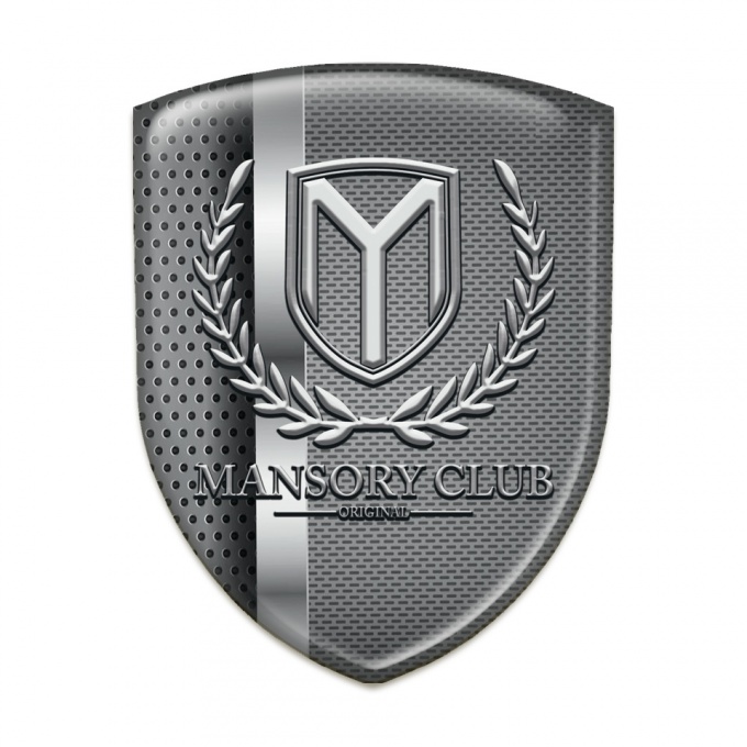 Mansory Self Adhesive Emblem Logo Premium Quality Pattern