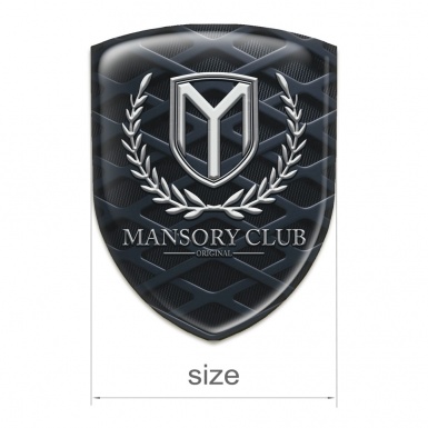 Mansory Emblem Exterior 3D Grid Pattern 