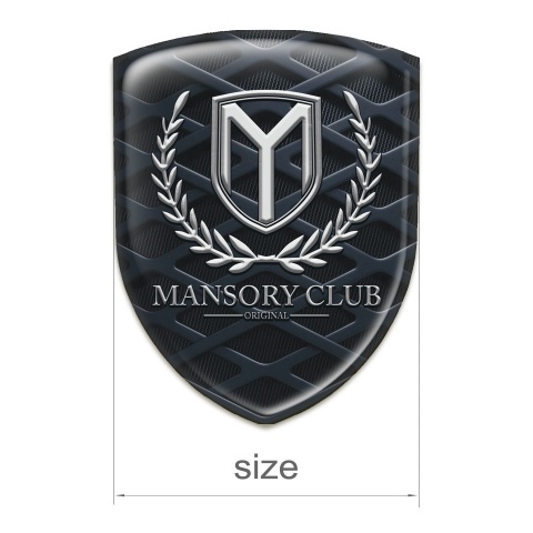 Mansory Emblem Exterior 3D Grid Pattern 